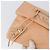 BALENCIAGA Metallic Edge Classic Envelope Bag Leather Pale Orange - vista 8