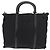PRADA Hand Bag Nylon Leather 2way Black Silver - vista 2