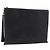 Christian Louboutin Studs Clutch Bag Leather Black Silver