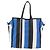 BALENCIAGA Bazaar Shopper M Tote Bag Leather Blue Silver 443097 - vista 13