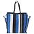 BALENCIAGA Bazaar Shopper M Tote Bag Leather Blue Silver 443097 - vista 2