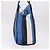 BALENCIAGA Bazaar Shopper M Tote Bag Leather Blue Silver 443097 - vista 5