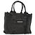 BALENCIAGA Hand Bag Denim 2way Black Silver 671402
