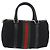 GUCCI GG Canvas Web Sherry Line Hand Bag Black Red Green 010 378 - vista 13