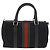 GUCCI GG Canvas Web Sherry Line Hand Bag Black Red Green 010 378 - vista 2