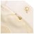 CHANEL Chain Tote Bag Caviar Skin White Gold CC - vista 23