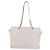 CHANEL Chain Tote Bag Caviar Skin White Gold CC - vista 3