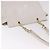 CHANEL Chain Tote Bag Caviar Skin White Gold CC - vista 7