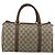 GUCCI GG Supreme Web Sherry Line Boston Bag PVC Beige Gold 58 02 007 - vista 2
