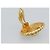 CHANEL Pendientes Metal Dorado Blanco CC - vista 10