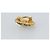CHANEL Pendientes Metal Dorado Blanco CC - vista 4