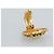 CHANEL Pendientes Metal Dorado Blanco CC - vista 6