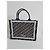 Dior Book Tote Tasche aus Dior Oblique Canvas Schwarz Beige - Ansicht 12