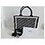 Dior Book Tote Tasche aus Dior Oblique Canvas Schwarz Beige - Ansicht 2