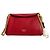 Borsa a tracolla Prada in pelle rossa con catena Tumulte Rosso