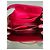 Borsa a tracolla Prada in pelle rossa con catena Tumulte Rosso - vista 8