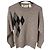 Gucci grauer Kaschmirpullover mit Rautenmuster