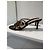 Valentino Garavani Mules Rockstud Pelle Nera Taglia 37 Nero Silver hardware - vista 3