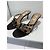 Valentino Garavani Mules Rockstud Pelle Nera Taglia 37 Nero Silver hardware - vista 4