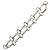 Collana Gucci Vintage Horsebit Argento - vista 6