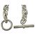Hermès Pulsera de Dijes Hermes Chaine d'Ancre TGM Plata - vista 4