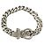 Hermès HERMES Vintage Boucles Sellier PM Bracelet Argento