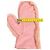 Furla Handschuhe aus rosa Leder und Nerzfell - Ansicht 4