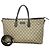 Gucci GG Supreme Tote Bag Braun Beige