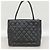Chanel Tote Bag aus schwarzem genarbtem Kalbsleder - Ansicht 10