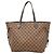 Saco Tote Louis Vuitton Damier Neverfull MM Damier ebene