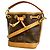 Borsa Louis Vuitton Monogram Nano Noe Marrone
