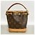 Borsa Louis Vuitton Monogram Nano Noe Marrone - vista 11