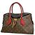 Louis Vuitton Monogram Tuileries Tote Handtasche Braun Schwarz