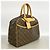 Borsa Louis Vuitton Monogram Deauville Marrone - vista 2