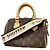 Bolsa Louis Vuitton Monogram Speedy Bandoulière 20 Preto