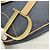 Bolsa de denim Christian Dior Marrom Azul - vista 10