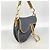Bolsa de denim Christian Dior Marrom Azul - vista 2