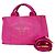 Prada Canapa Canvas Tote Bag in Pink