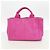 Prada Canapa Canvas Tote Bag in Pink - Ansicht 10