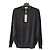 Gianfranco Ferré Kaschmir-Seiden Rundhals-Pullover - Schwarz
