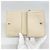 Cartera Louis Vuitton Monogram Embossed Beige - vista 3