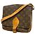 Bolsa de Ombro Louis Vuitton Monogram Cartouchiere MM Marrom
