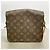 Bolsa de Ombro Louis Vuitton Monogram Cartouchiere MM Marrom - vista 12