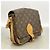 Bolsa de Ombro Louis Vuitton Monogram Cartouchiere MM Marrom - vista 2