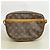 Borsa a tracolla Louis Vuitton Monogram Jeune Fille MM Marrone - vista 14