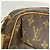Borsa a tracolla Louis Vuitton Monogram Jeune Fille MM Marrone - vista 6
