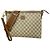 Borsa a tracolla Gucci GG Supreme Interlocking G Marrone Beige