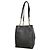 Chanel Triple Coco Schultertasche aus Kaviarleder Schwarz