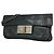 Bolsa de ombro Chanel em couro preto