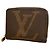 Louis Vuitton Monogram Giant Zippy Coin Purse Brown